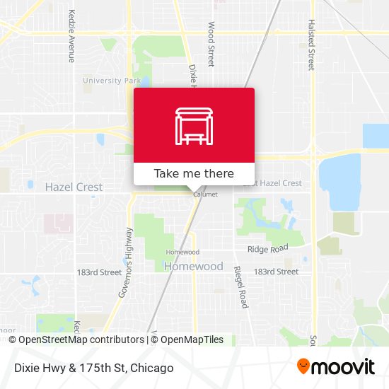 Dixie Hwy & 175th St map