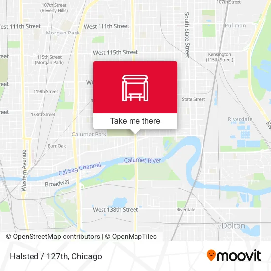 Halsted / 127th map