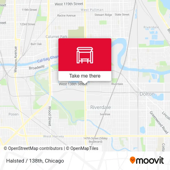 Halsted / 138th map