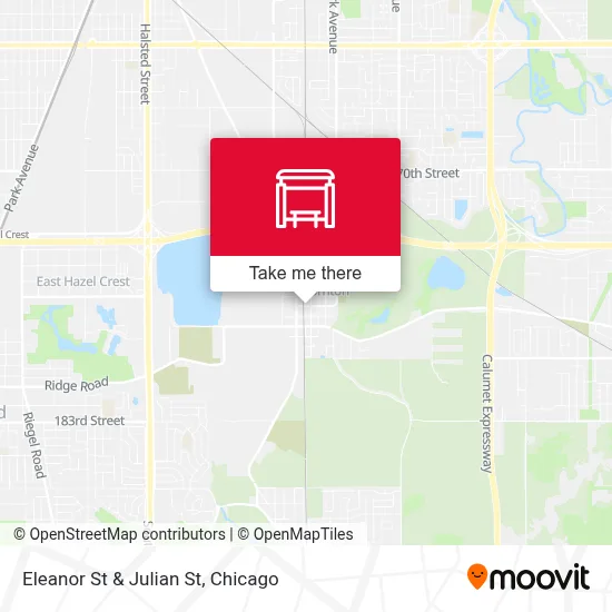 Eleanor St & Julian St map