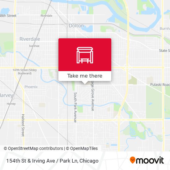 154th St & Irving Ave / Park Ln map