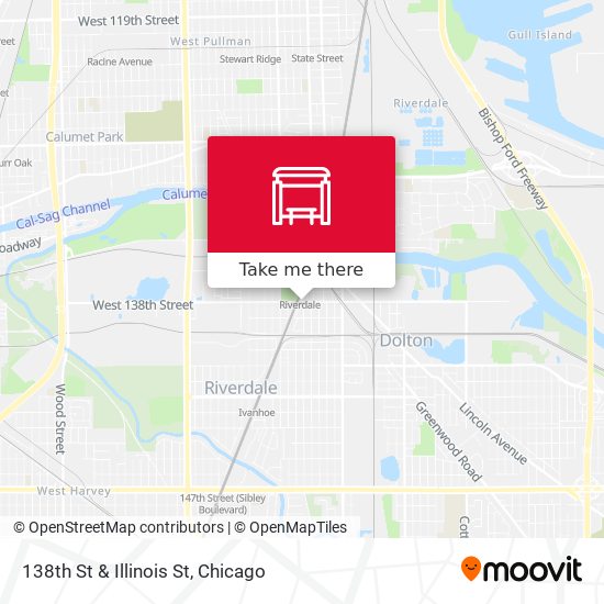 138th St & Illinois St map