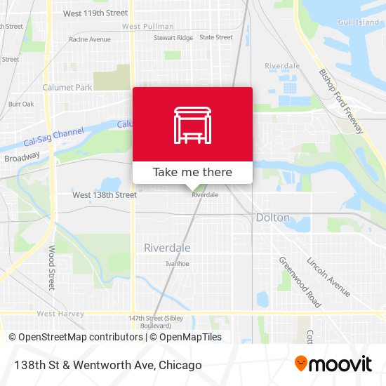 138th St & Wentworth Ave map