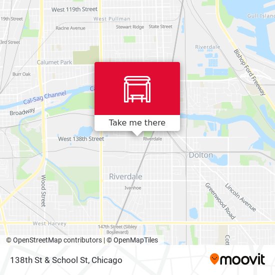 138th St & School St map