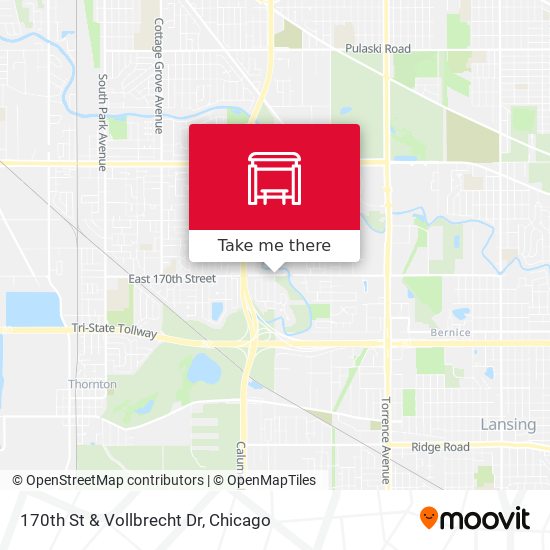 Mapa de 170th St & Vollbrecht Dr