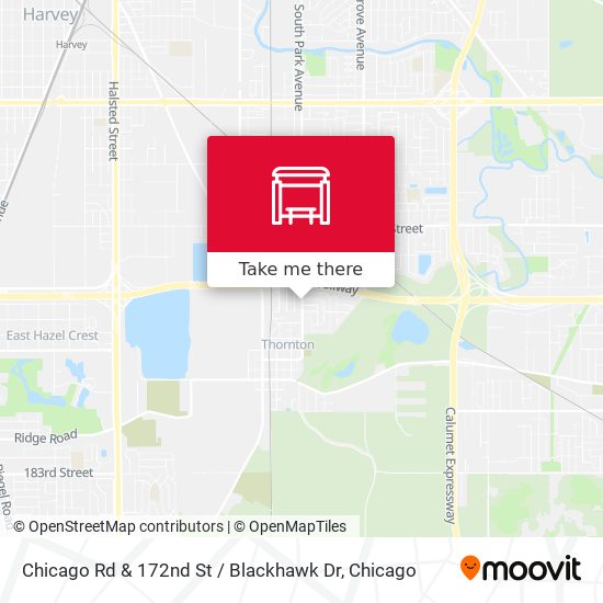 Mapa de Chicago Rd & 172nd St / Blackhawk Dr