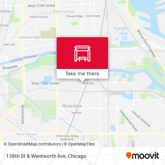 138th St & Wentworth Ave map