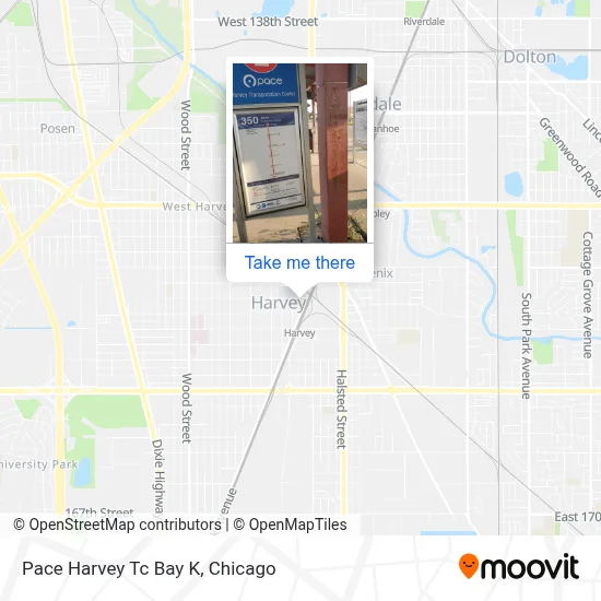 Pace Harvey Tc Bay K map