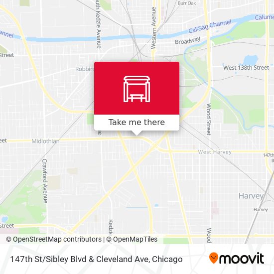 147th St / Sibley Blvd & Cleveland Ave map