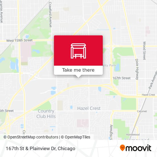 167th St & Plainview Dr map