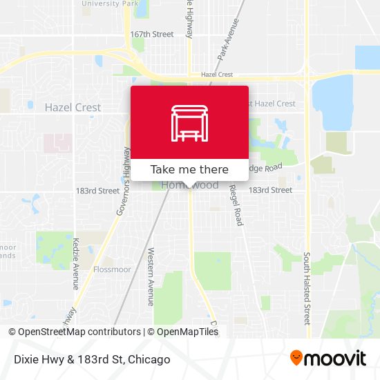 Dixie Hwy & 183rd St map