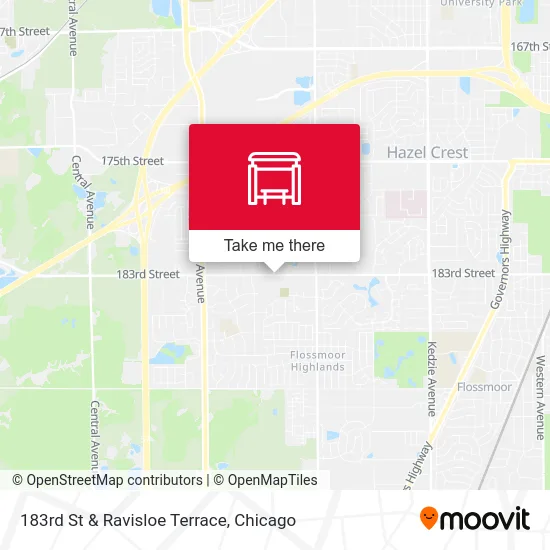 183rd St & Ravisloe Terrace map