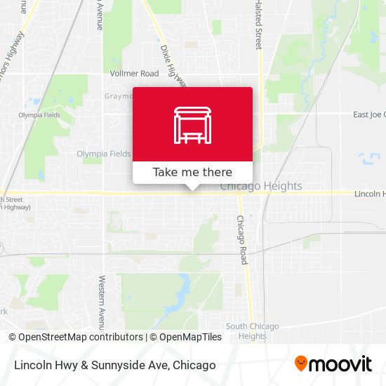 Mapa de Lincoln Hwy & Sunnyside Ave