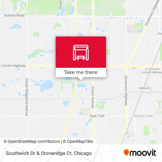 Southwick Dr & Stoneridge Ct map