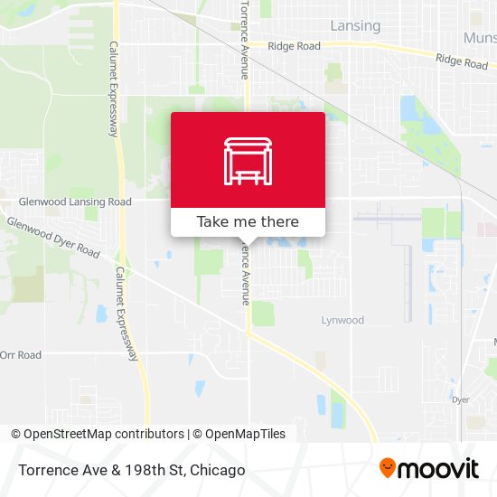 Torrence Ave & 198th St map