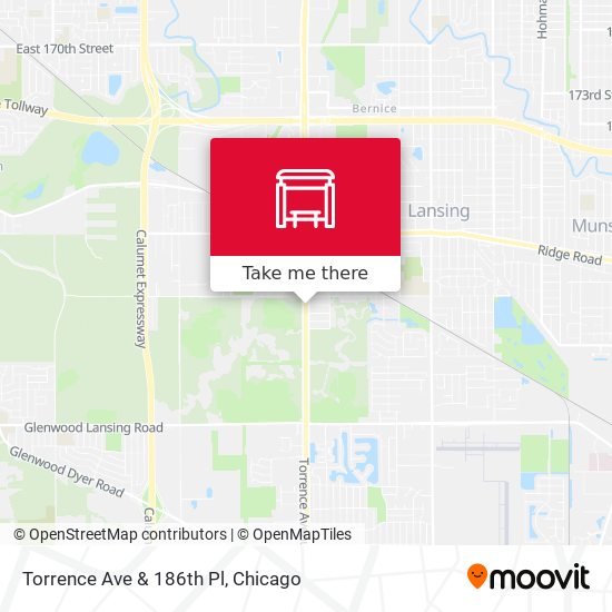 Torrence Ave & 186th Pl map