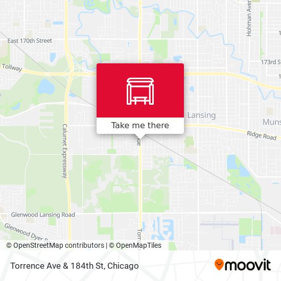 Torrence Ave & 184th St map