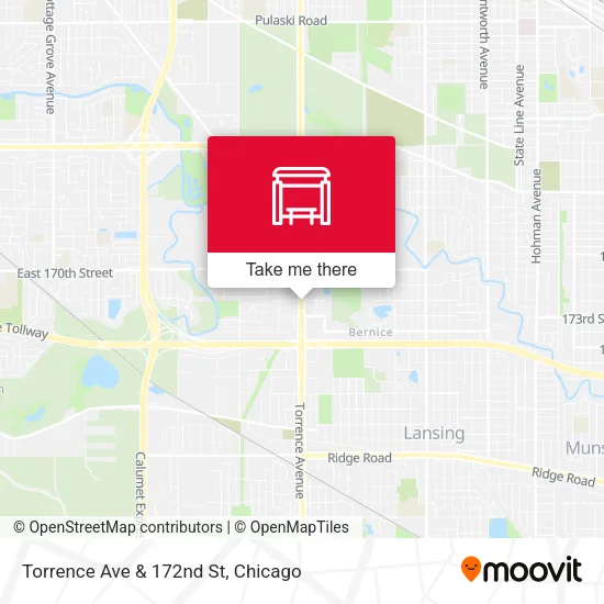 Torrence Ave & 172nd St map