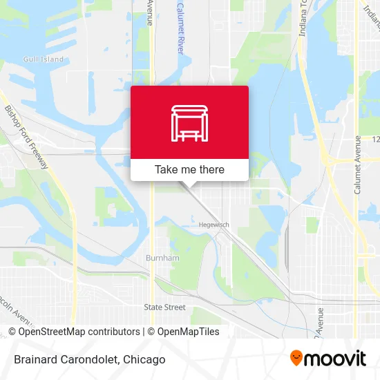 Brainard Carondolet map