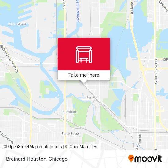 Brainard Houston map