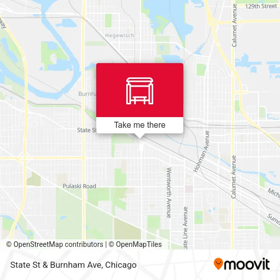 State St & Burnham Ave map