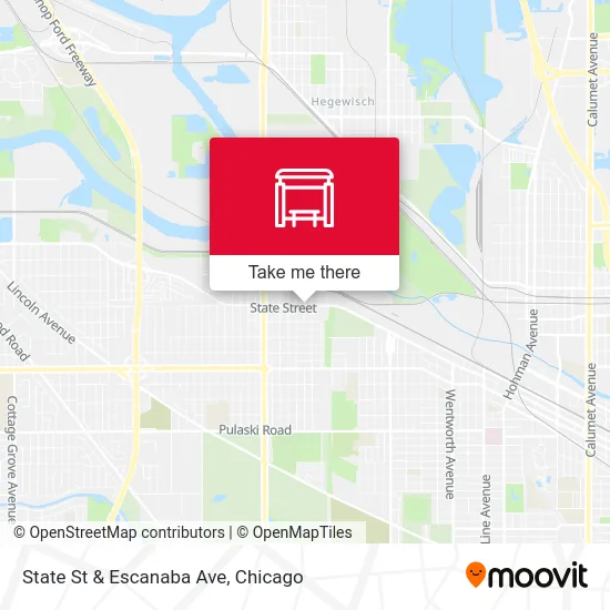 State St & Escanaba Ave map