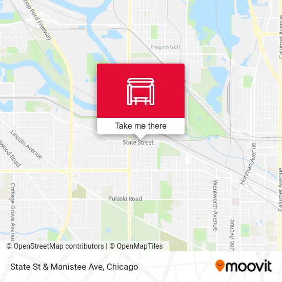 State St & Manistee Ave map