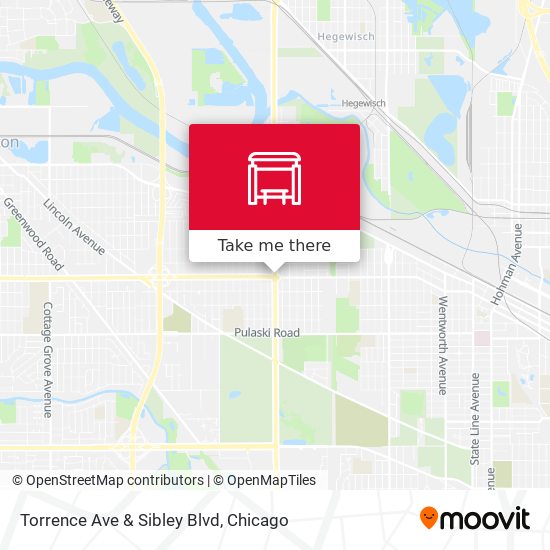 Torrence Ave & Sibley Blvd map