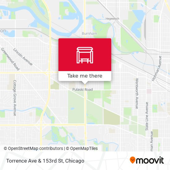 Torrence Ave & 153rd St map