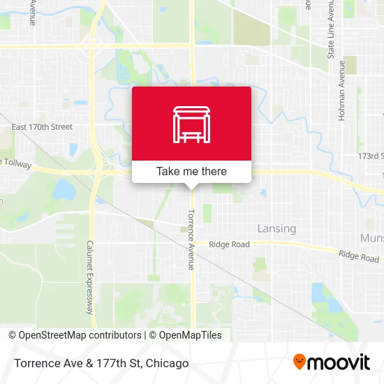 Torrence Ave & 177th St map