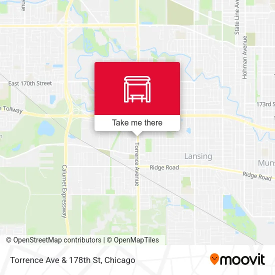 Torrence Ave & 178th St map