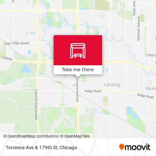 Torrence Ave & 179th St map