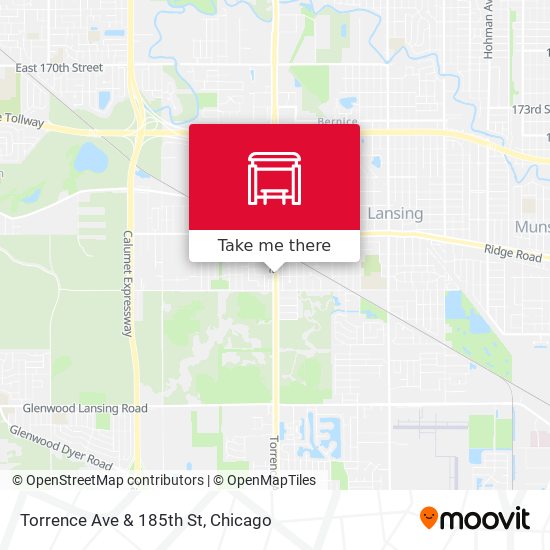 Torrence Ave & 185th St map