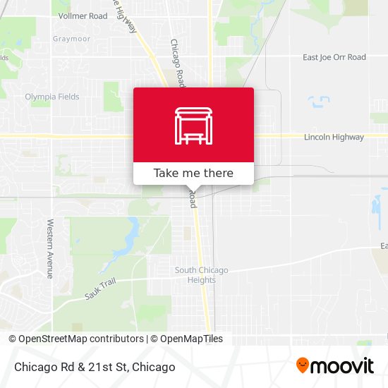 Chicago Rd & 21st St map