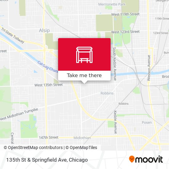 135th St & Springfield Ave map