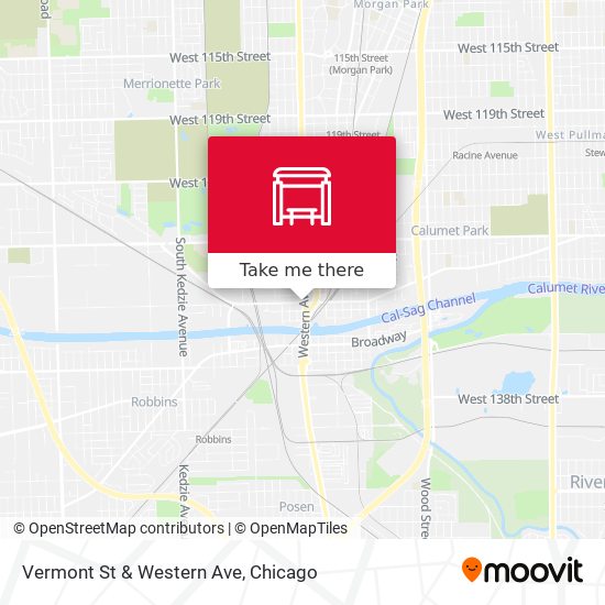 Mapa de Vermont St & Western Ave