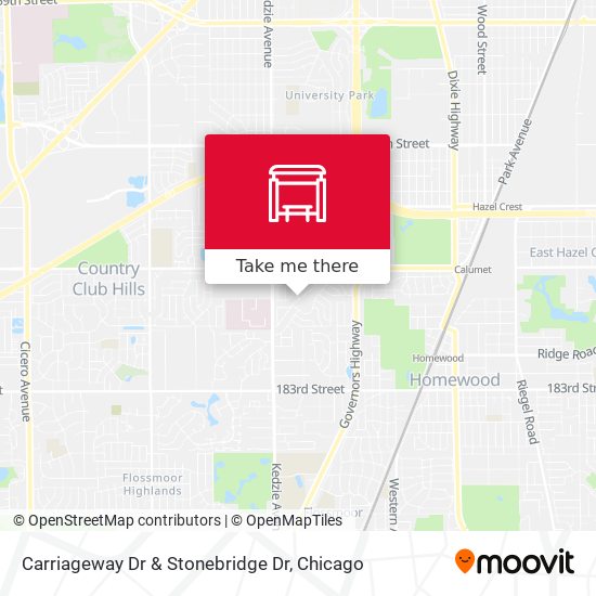 Carriageway Dr & Stonebridge Dr map