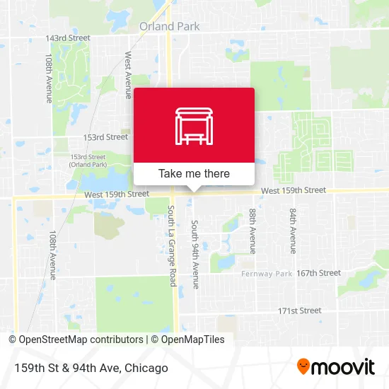 159th St & 94th Ave map