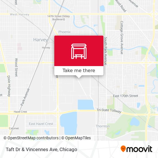 Mapa de Taft Dr & Vincennes Ave