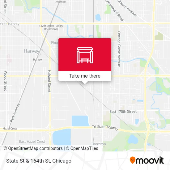 State St & 164th St map