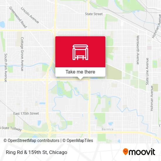 Ring Rd & 159th St map