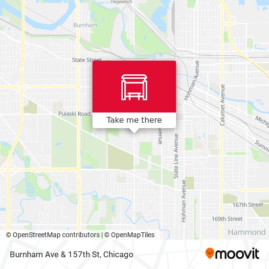 Burnham Ave & 157th St map