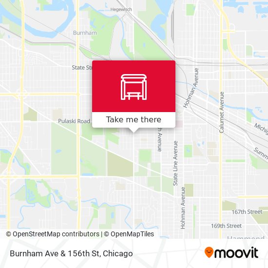 Burnham Ave & 156th St map