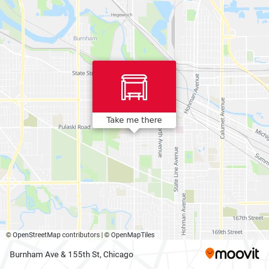 Burnham Ave & 155th St map