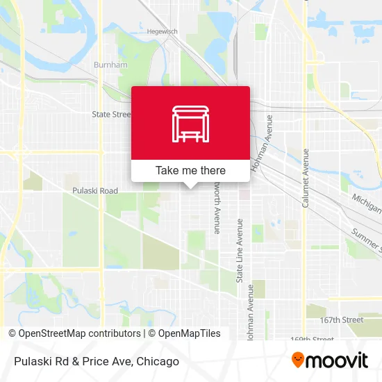 Pulaski Rd & Price Ave map