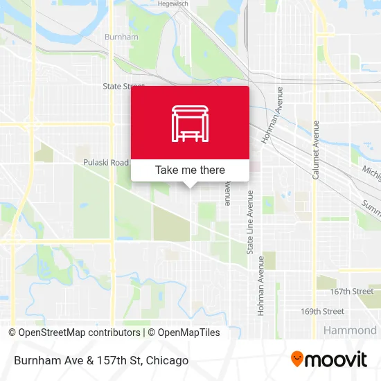 Burnham Ave & 157th St map