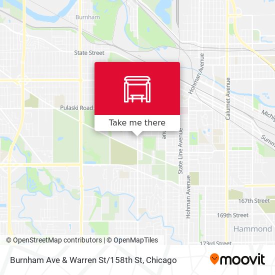 Burnham Ave & Warren St / 158th St map