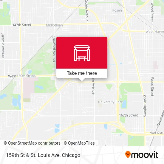 159th St & St. Louis Ave map