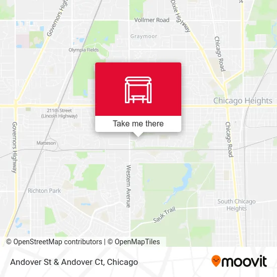 Andover St & Andover Ct map