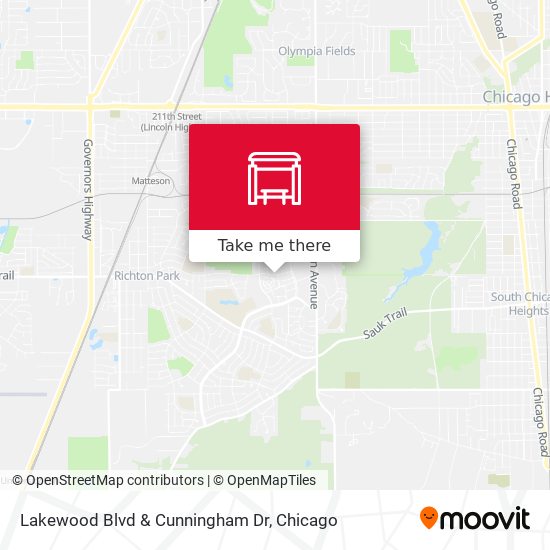Lakewood Blvd & Cunningham Dr map